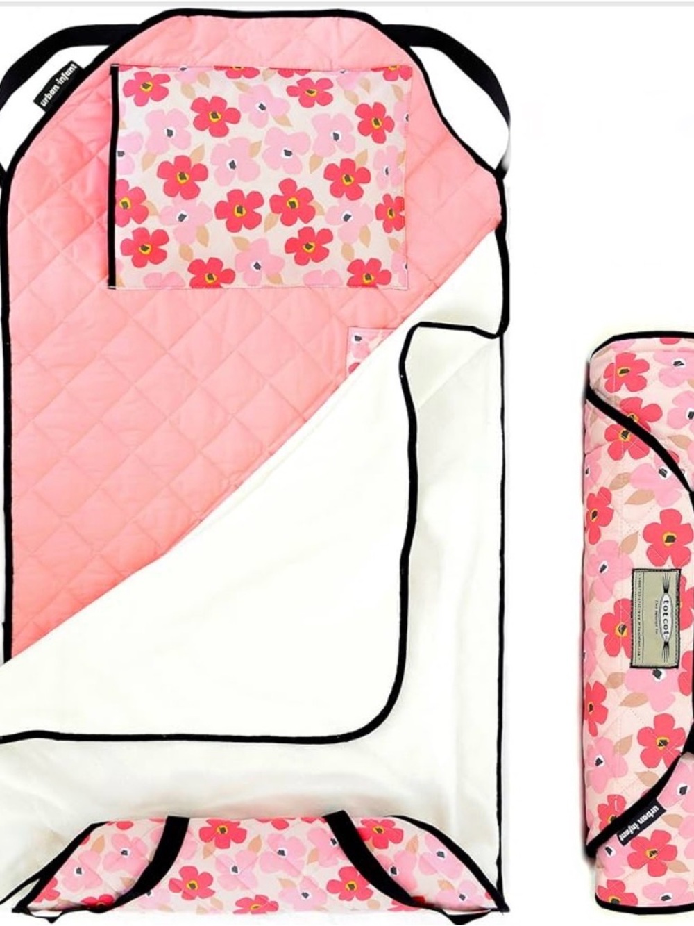 New Urban Infant Quilted Floral Portable sleep mat TOT COT preschool daycare